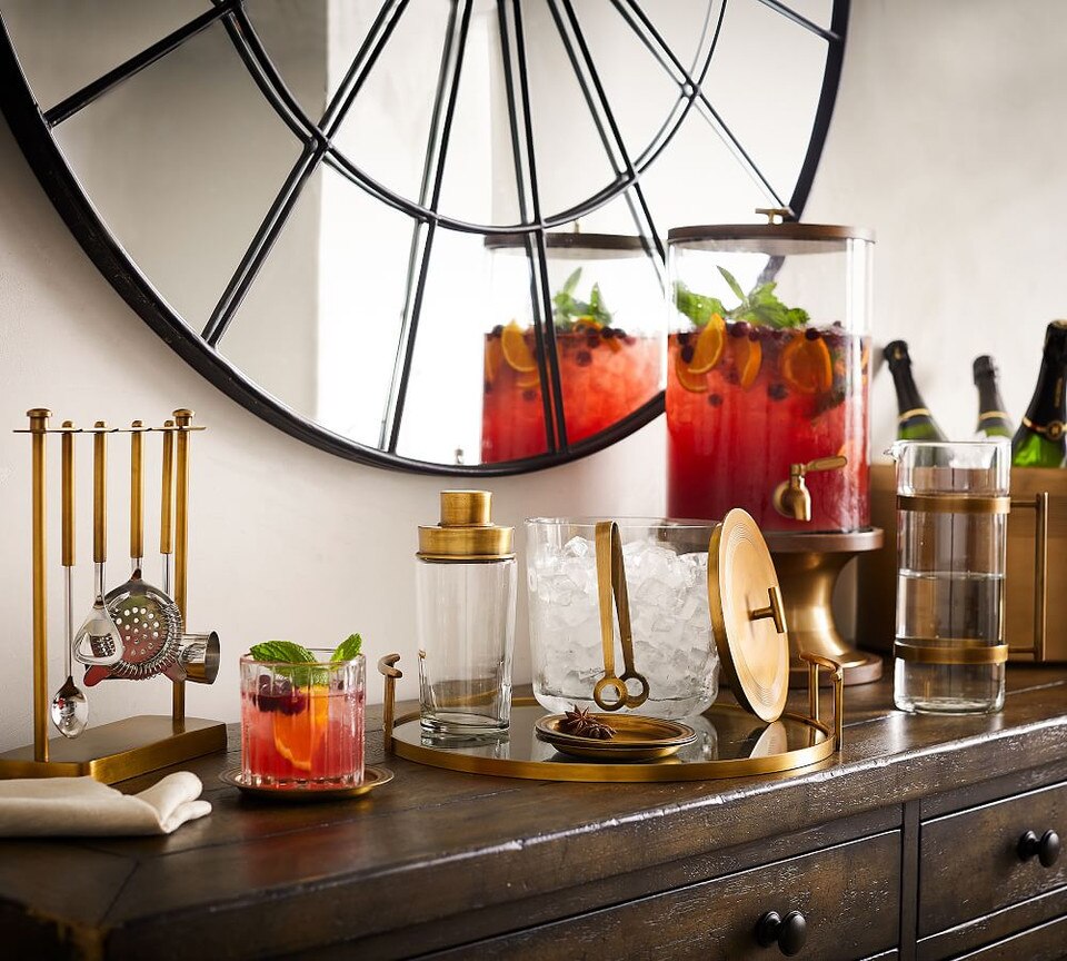 Bleecker Bar Ice Bucket Pottery Barn Australia